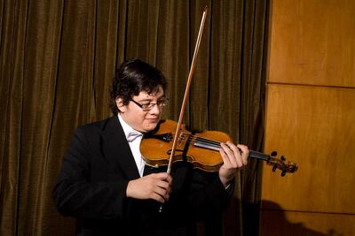 El violinista paraguayo Gustavo Barrientos actuará esta noche como solista junto a la OSN.