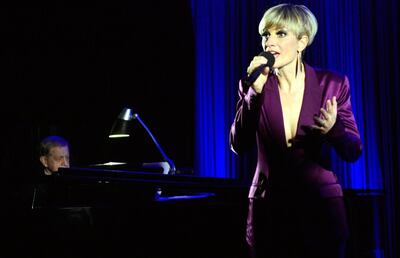 La cantante y actriz alemana en una de sus presentaciones en nuestro país, en el año 2017.