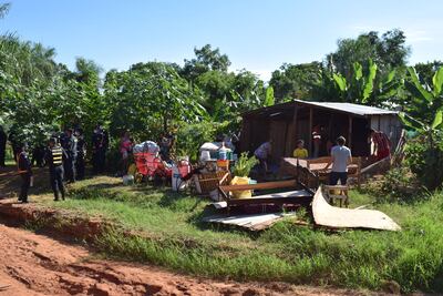 Invasores abandonaron pacíficamente un inmueble privado en Luque