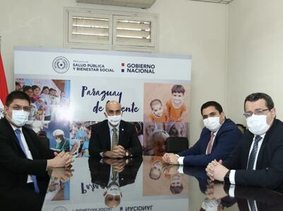 Juan Carlos Portillo, Julio Mazzoleni, Robert Harrison y Gerardo Brunstein.