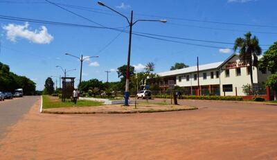 Parte del casco urbano de la ciudad de Juan León Mallorquín, departamento de Alto Paraná. La comunidad ayer festejó su 62° aniversario de fundación.