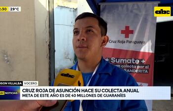 Video: Cruz Roja de Asunción hace su colecta anual