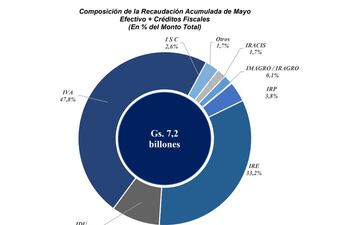 Informe de la SET sobre las recaudaciones tributarias correspondientes al mes de mayo