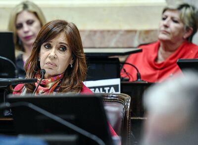 Cristina Kirchner, exmandataria y actual vicepresidenta. Una de las nueve causas en su contra llega a juicio oral.