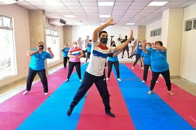Los adultos mayores volvieron a las clases presenciales