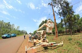 Mañana desde las 08:00 hasta las 13:00 se realizarán trabajos de mejoramiento del sistema de distribución de energía eléctrica en las compañías Cañada San Rafael y Costa Sosa de Luque
