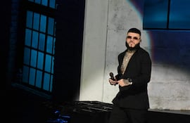 El cantante puertorriqueño Farruko, durante la pasada ceremonia de los Latin Grammy.