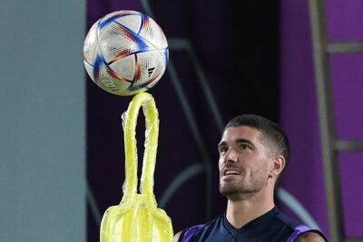 Rodrigo De Paul es uno de los fijos en la formación de la selección argentina, que se prepara para disputar la gran final del Mundial de Qatar contra Francia.