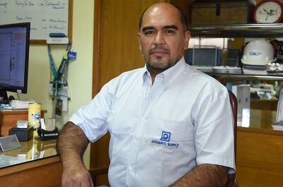 Lic. Pedro Alvarenga, gerente de la División Industrial.