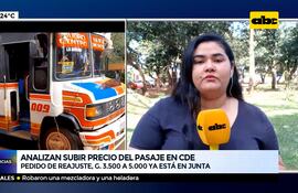 Analizan subir precio del pasaje en CDE