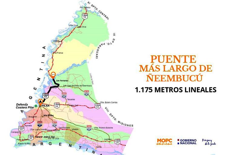 Trayecto de la nueva ruta que se habilitará.
