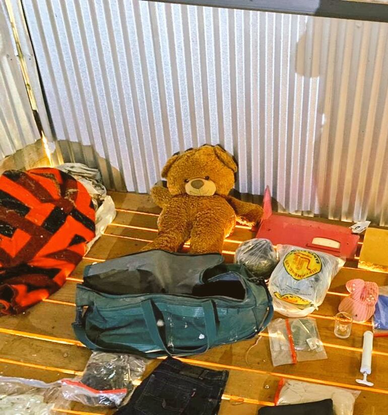 Un oso de peluche entre las evidencias encontradas en la vivienda del alemán, detenido e imputado.