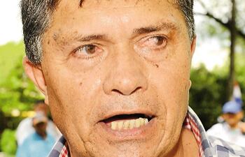 Jorge Galeano, líder de la Coordinadora Nacional Intersectorial, que se movilizó hasta ayer en nuestra Capital.