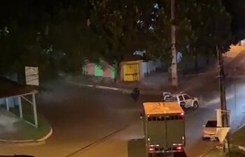 Balacera en Ciudad del Este en plena cuarentena estricta.