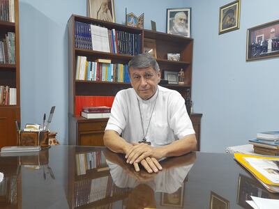 Monseñor Ricardo Valenzuela, obispo de la Diócesis de Caacupé.