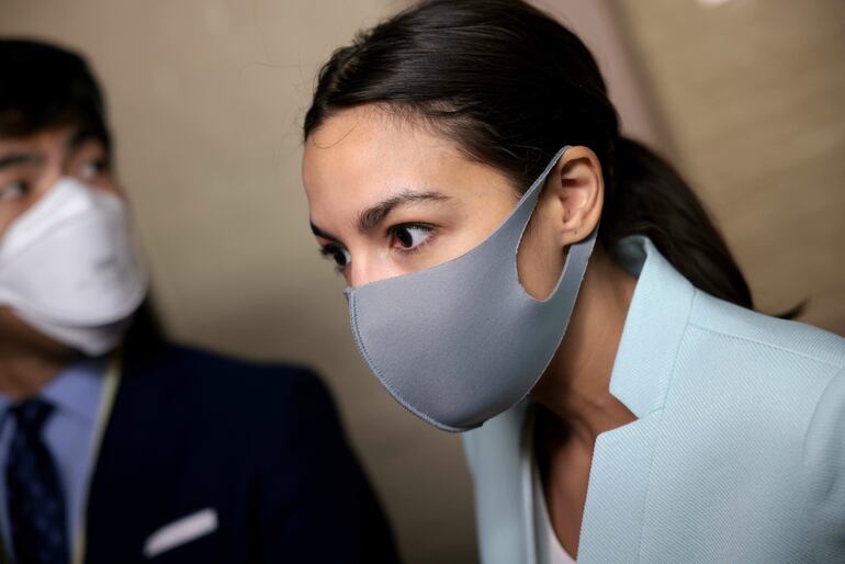La congresista demócrata Alexandria Ocasio-Cortez.
