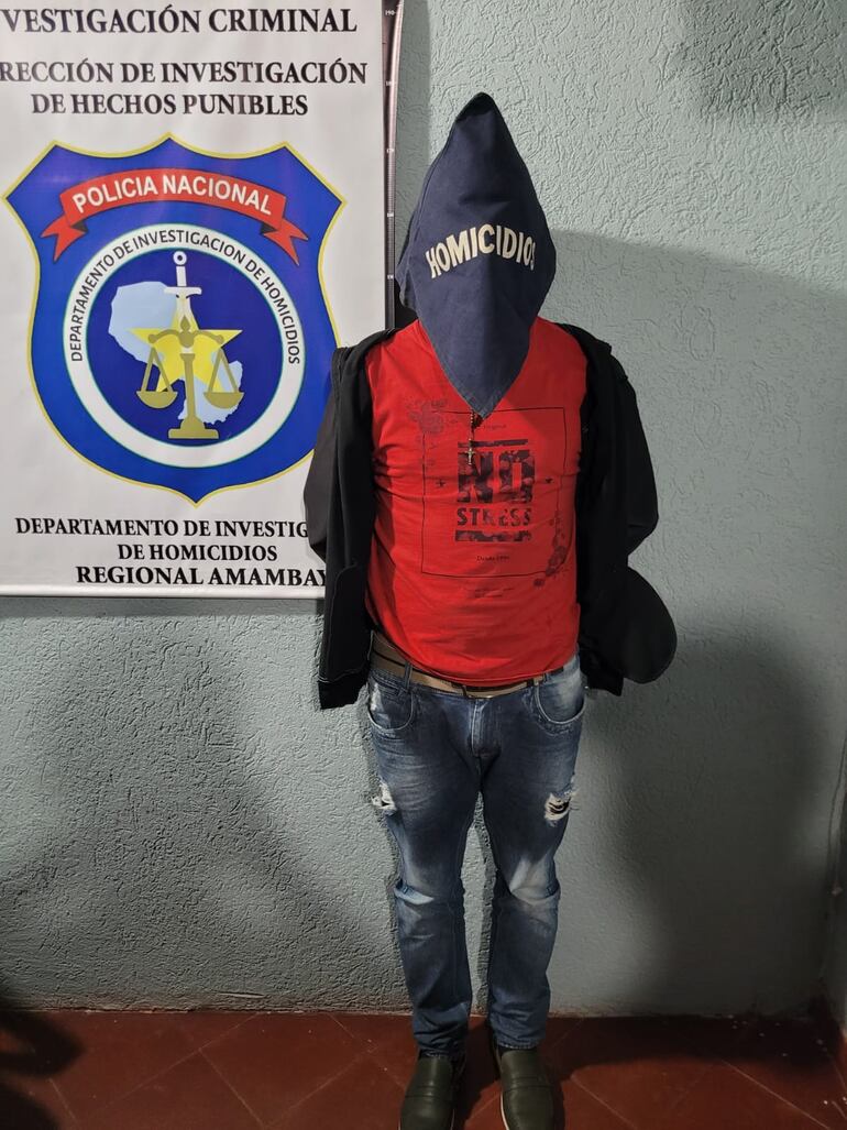 Wilfrido Antonio López Ibarra, imputado por su supuesta implicancia en el crimen de João Francisco Barão.