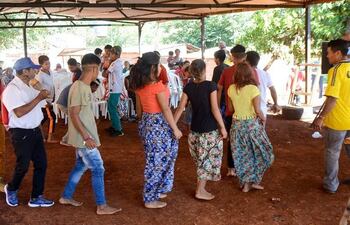 De la celebración participaron varias comunidades indígenas invitadas.