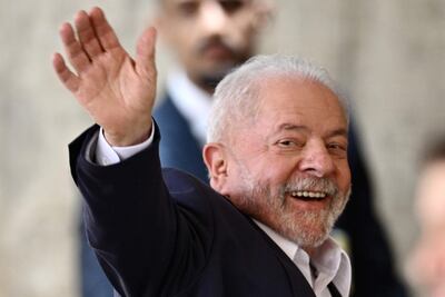 Luiz Inacio Lula da Silva presidente electro del Brasil.