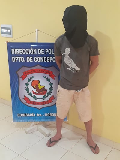 Julio Alberto López Ayala fue apresado en Horqueta por agredir a su pareja de 17 años.