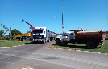 Panorama de la ruta Py 03, en Cruce Guaica de Santani, a la altura del km. 151. (gentileza).