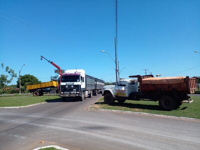 Panorama de la ruta Py 03, en Cruce Guaica de Santani, a la altura del km. 151. (gentileza).
