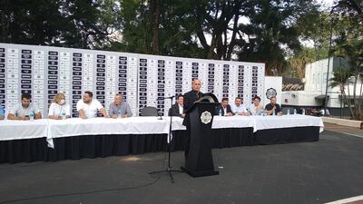 Comisión directiva del Club Olimpia.