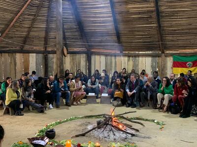 Fotografía de la organización Nacional Indígena de Colombia - ONIC.