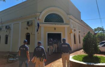 El Ministerio Público inició la pericia de obras realizadas por la Municipalidad de Acahay.