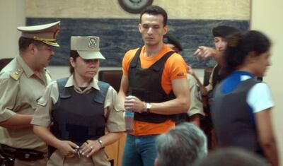 Aldo Meza se encuentra recluido en la Agrupación Especializada desde el 2004.Aldo Meza, uno de los condenados por el secuestro y asesinato de Cecilia Cubas.