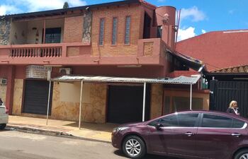 La vivienda allanada en Luque que pertenece al jefe de COIA,