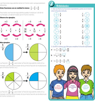 Fracciones equivalentes