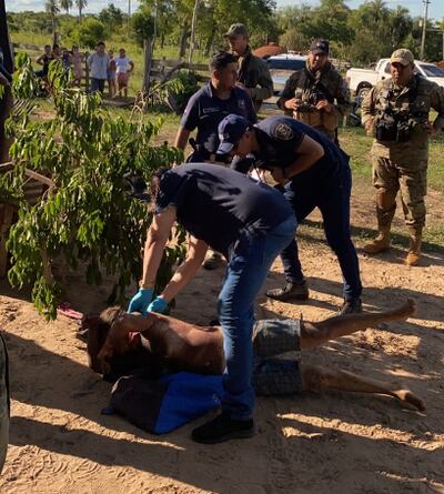 Detienen a presunto feminicida en Tacuatí.