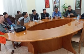 El reunión para ultimar los detalles técnicos se llevó a cabo en la Municipalidad de Presidente Franco.