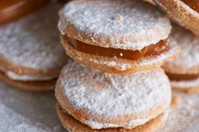 Alfajores de mandioca y ricota.