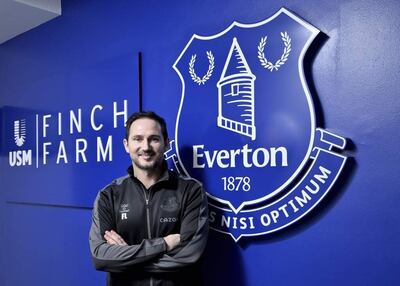 Frank Lampard, entrenador del Everton.