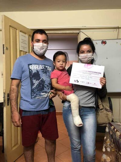 Florencia Frutos y su familia viaja periódicamente desde Santa Rosa del Mbutuy, departamento de Caaguazú hasta Ciudad del Este, para el tratamiento.