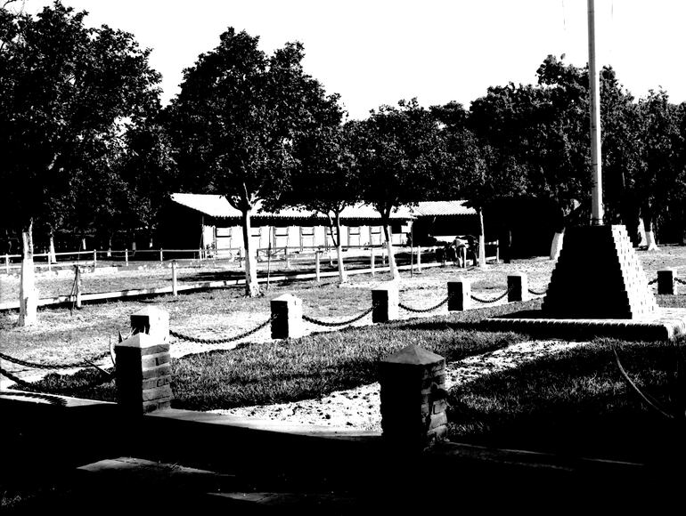 Una vista del Club Hípico que funcionaba en el Jardín Botánico de Asunción en sus inicios.