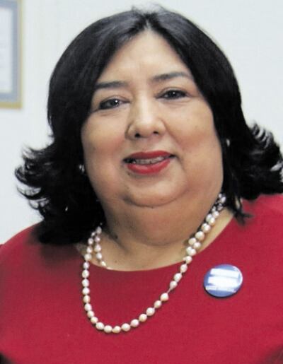 Teresa Martínez, ministra de la Niñez y la Adolescencia. Sería interpelada por la Cámara de Diputados.