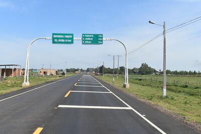Tramo vial  Yabebyry- Santa Rita “Pastora Concepción Céspedes”.