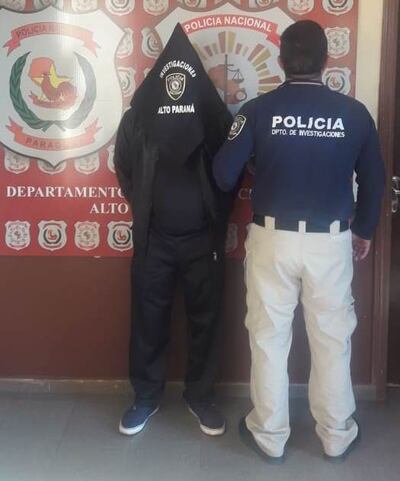 Mario Marecos, detenido esta tarde por agentes de Investigaciones.