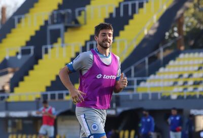 Francisco Manenti, futbolista argentino del 12 de Octubre de Itauguá.
