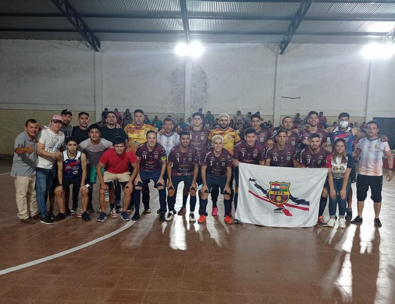 La selección sampedrana de visita ganó a Santa Rosa del Aguaray en  en su debut
