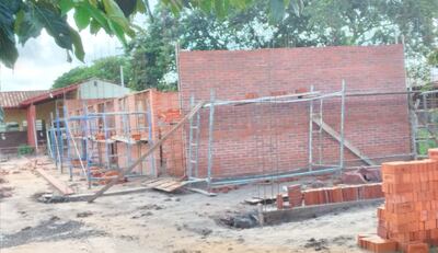 El nuevo edificio de la escuela Nº 2757 no estará listo para marzo.