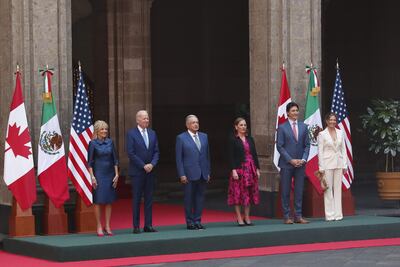 Biden, Trudeau y López Obrador arrancan cumbre trilateral en México