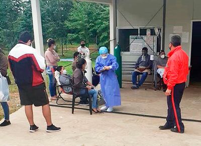 Pacientes atendidos en el RAC del Hospital Nacional de Itauguá.