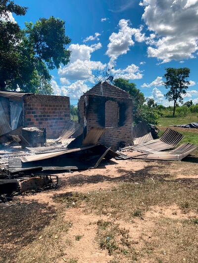 Para la venganza de los hermanos Araújo Sanabria no bastó matar a una mujer, pues también quemaron la casa su casa.