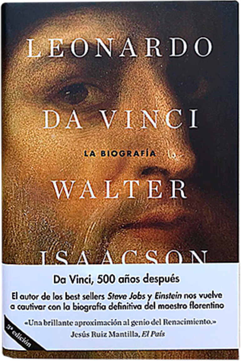 Portada del libro Leonardo Da Vinci: La biografía, de Walter Isaacson