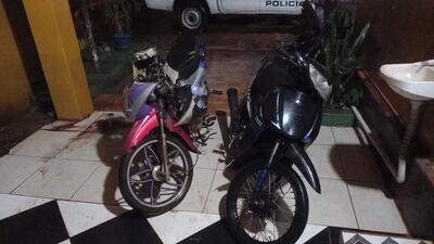 Las motocicletas quedaron incautadas en la Comisaría 6ª, a disposición del Ministerio Público.