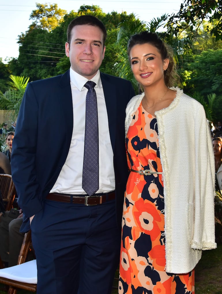 Manfredo Ramírez y Adriana Villalba.